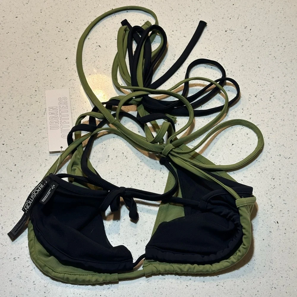 NWT / 1st Position By Tinashe  X UO / Cross That Line 2-in-1 sports bra bikini